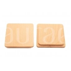 Wooden Lids for Square Glasses 8x8 cm