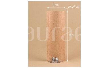 Wooden WAWE Wick with holder 8x3x0.06