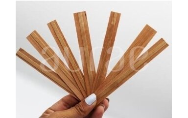 Wooden Wick "Crackling Booster Wick .04", Size 22.2 mm / 152.4 mm with Holders