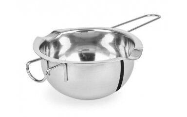 Steel melter bowl for melting wax 400 ml