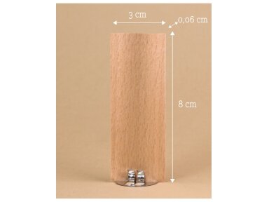 Wooden WAWE Wick with holder 8x3x0.06