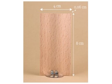 Wooden WAWE Wick with holder 8x4x0.06