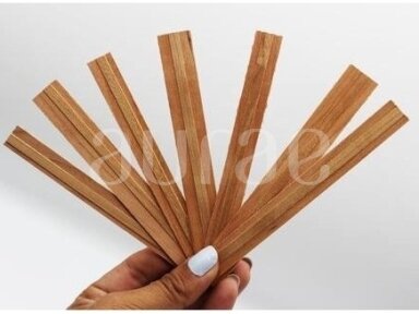 Wooden Wick "Crackling Booster Wick .04", Size 12.7 mm/ 152.4 mm With Holders