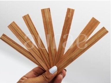 Wooden Wicks "Crackling Booster Wick .04", Size 15.9 mm / 152.4 mm With Holders