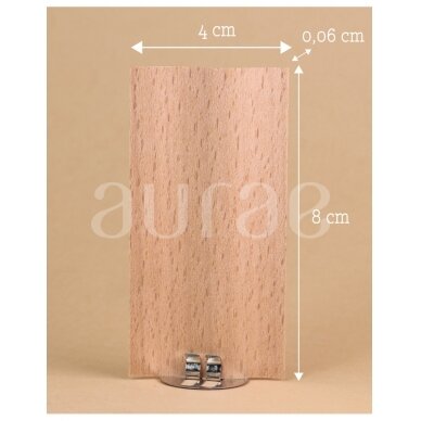 Wooden WAWE Wick with holder 8x4x0.06 1