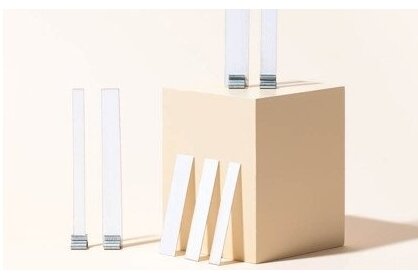 Koka daktis „Crackling  single-play Wick BALTS .02“, platums 15,9 mm / garums 152.4 mm