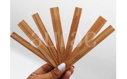 Wooden Wicks "Crackling Booster Wick .04", Size 19.1 mm / 152.4 mm With Holders Wooden Wicks "Crackling Booster Wick .04", Size 19.1 mm / 152.4 mm With Holders