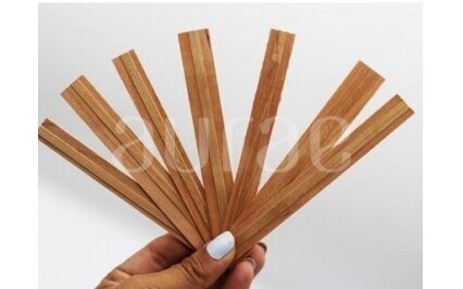 Wooden Wicks "Crackling Booster Wick .04", Size 25.4 mm / 127 mm With Holders Wooden Wicks "Crackling Booster Wick .04", Size 25.4 mm / 127 mm With Holders