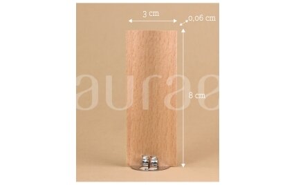 Wooden WAWE Wick with holder 8x3x0.06 1