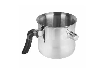 Steel melter bowl for melting wax 2 l