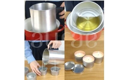 2,6 l aluminum wax melting jug 2
