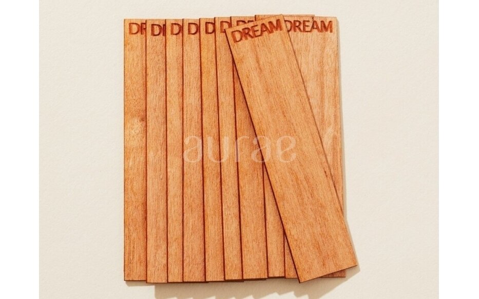 Medinės dagtys „Crackling Word Wick DREAM .04“, dydis 15,875 mm / 79,37 mm BE LAIKIKLIŲ Medinės dagtys „Crackling Word Wick DREAM .04“, dydis 15,875 mm / 79,37 mm BE LAIKIKLIŲ