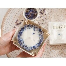 Natural Soy Wax Candle With Cornflower Petals 250 g