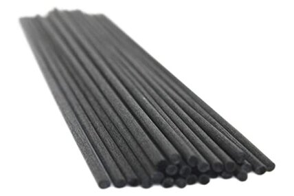 Šķiedras kociņi melnā krāsā mājas smaržām 24 cm Šķiedras kociņi melnā krāsā mājas smaržām 24 cm