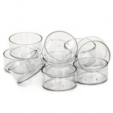 Transparent Polycarbonate Containers for Making Tealights 1