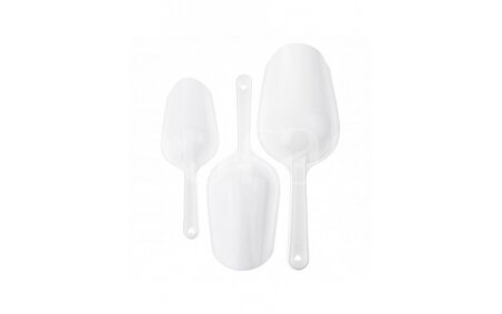 Plastikinių semtuvėlis rinkinys vaško sėmimui (3 vnt)