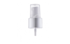 White Nozzle with Silver Matt Rim 24/410 1