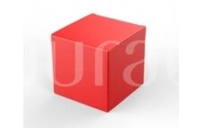 Raudonos spalvos dėžutė Aurae raudonai stiklinei 140 ml