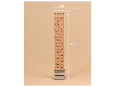Patterned wooden wicks WITHOUT HOLDERS 8x1.2x0.1