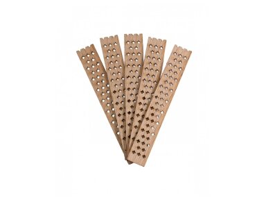 Patterned wooden wicks WITHOUT HOLDERS 8x1.2x0.1
