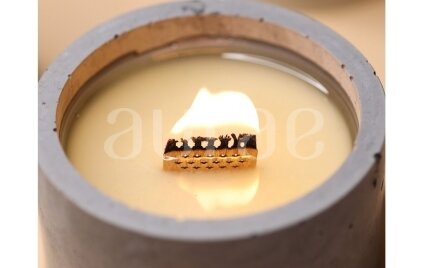 Patterned wooden wicks WITHOUT HOLDERS 8x2.5x0.1 2