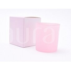 Rožinės spalvos dėžutė Aurae stiklinei 200 ml