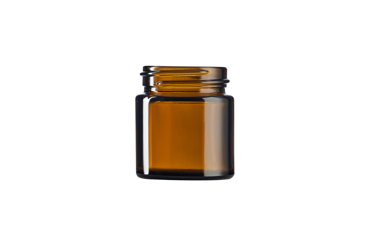 Brūna stikla burka 30 ml 38/R3