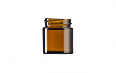 Brown glass jar 30 ml 38/R3