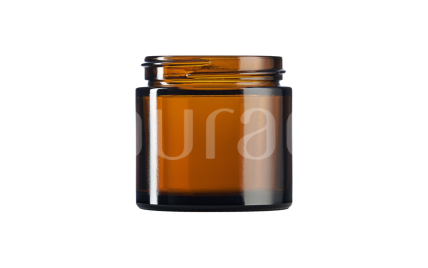Rudas stiklo indelis 60 ml 51/R3 Rudas stiklo indelis 60 ml 51/R3