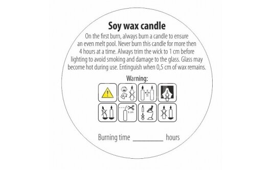 Safety Label in English