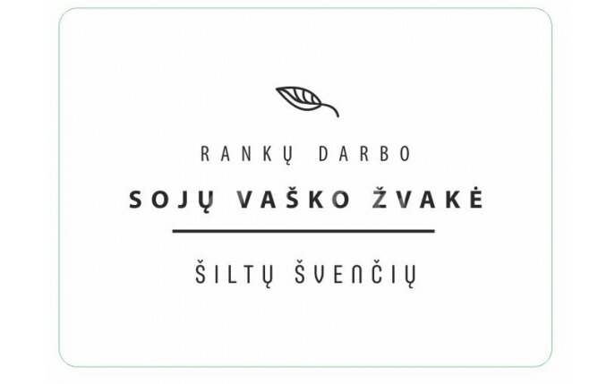 Linkėjimų etiketė "Šiltų švenčių" 2