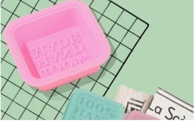 Silicone soap mold HAND MADE 5 pcs