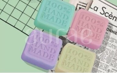 Silicone soap mold HAND MADE 5 pcs