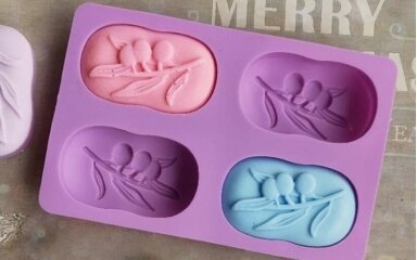 Silicone soap mold OLIVE