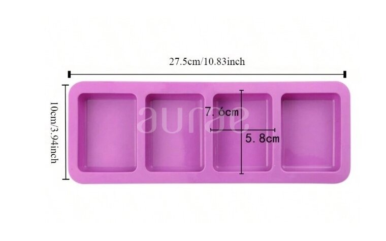 Silicone soap mold 1