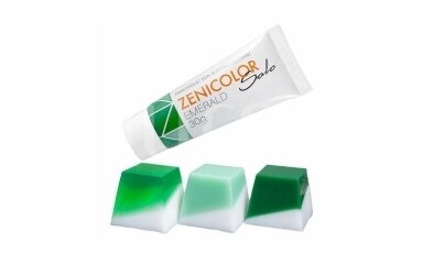 Transparent non-bleeding colorants for melt & pour soap base ZENICOLOR SOLO Emerald 30 g Transparent non-bleeding colorants for melt & pour soap base ZENICOLOR SOLO Emerald 30 g