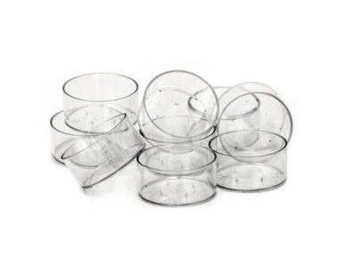 Transparent Polycarbonate Containers for Making Tealights