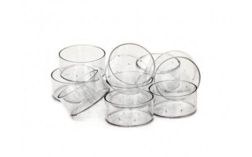 Transparent Polycarbonate Containers for Making Tealights