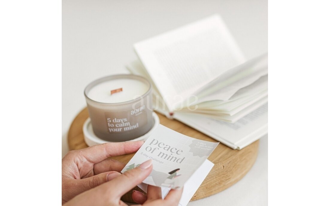 Soy Wax Candle "Peace of Mind - 5 Day Challenge"