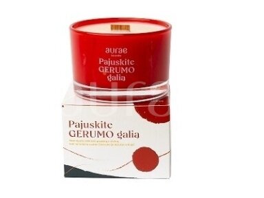 Sojų vaško žvakė AURAE "Pajuskite Gerumo galią"
