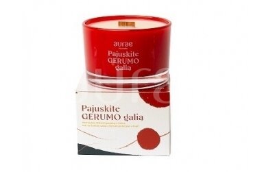 Sojų vaško žvakė AURAE "Pajuskite Gerumo galią" Sojų vaško žvakė AURAE "Pajuskite Gerumo galią"