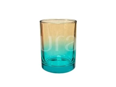 Glass jar  Good vibes sensitive BLUE 290 ml
