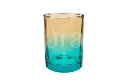Glass jar Good vibes sensitive BLUE 290 ml Glass jar Good vibes sensitive BLUE 290 ml