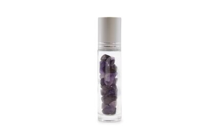 Gemstone Essential Oil Roller Bottle - Amethyst 1 Gemstone Essential Oil Roller Bottle - Amethyst 1