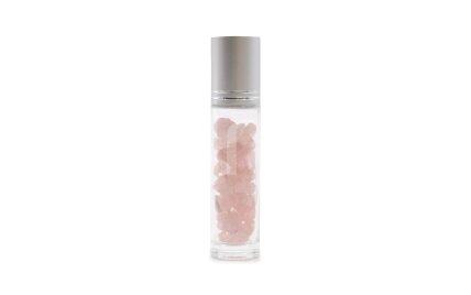 Gemstone Essential Oil Roller Bottle - Rose Quartz 1 Gemstone Essential Oil Roller Bottle - Rose Quartz 1