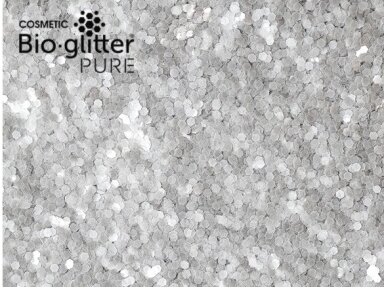 Cosmetic Bioglitter™ PURE Silver 015 Hex
