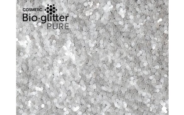 Cosmetic Bioglitter™ PURE Silver 040 Hex Cosmetic Bioglitter™ PURE Silver 040 Hex