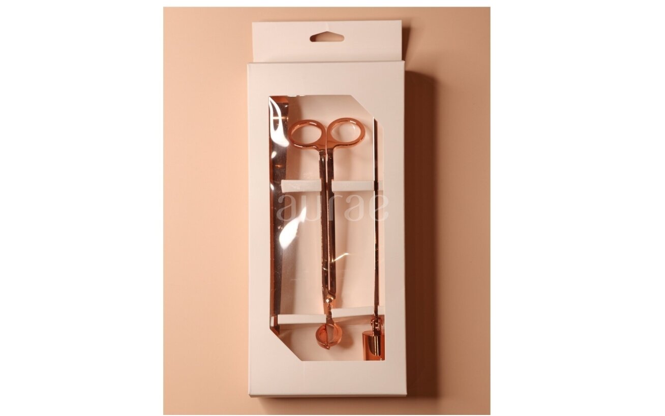 Žvakių priežiūros rinkinys ROSE GOLD 3