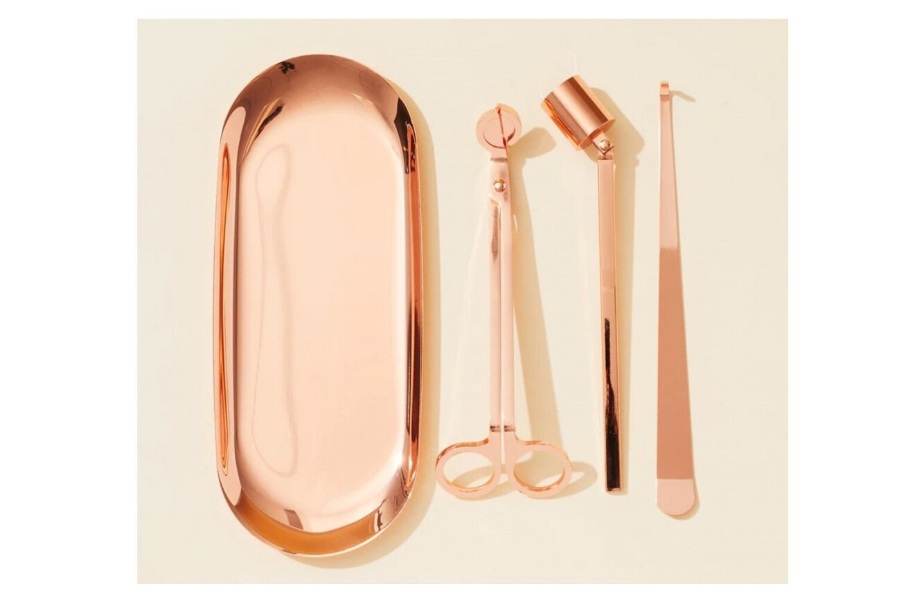 Sveču kopšanas komplekts ROSE GOLD 1