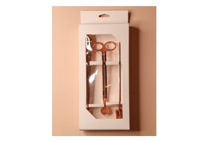 Sveču kopšanas komplekts ROSE GOLD 3 Sveču kopšanas komplekts ROSE GOLD 3